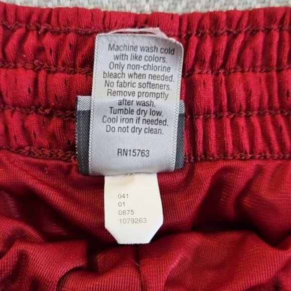 Vintage Champion C9 Basketball Shorts XL Maroon Red Dazzle Mesh Rare EUC VTG - Picture 7 of 14
